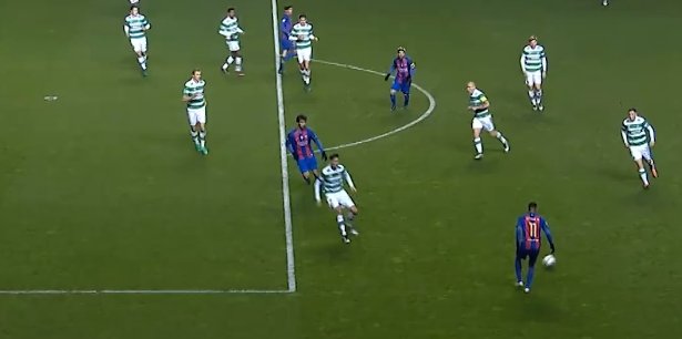 踢爆后防线!巴萨时期梅西对凯尔特人梅开二度