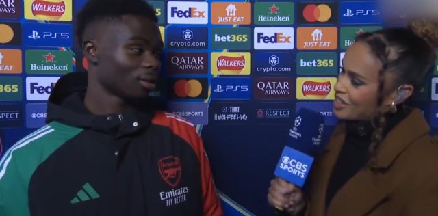 萨卡谈阿森纳最近受到的批评:人们想说什么都可以