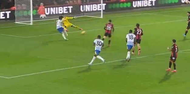 三笘薫奇妙推射,若奥佩德罗精彩助攻